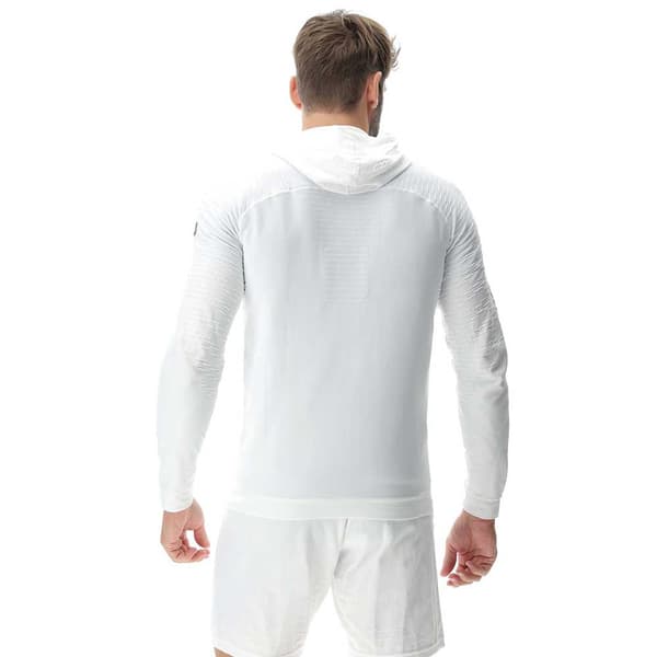 Uyn Sweatshirt Med Fuld Lynlås Run Fit Full Zip Hvid M Mand