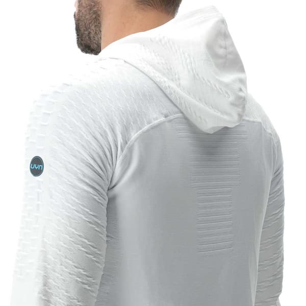 Uyn Sweatshirt Med Fuld Lynlås Run Fit Full Zip Hvid M Mand