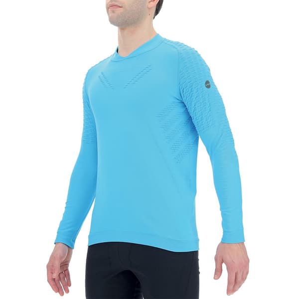 Uyn Langærmet T-shirt Run Fit Blå M Mand