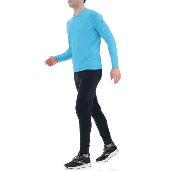Uyn Langærmet T-shirt Run Fit Blå M Mand
