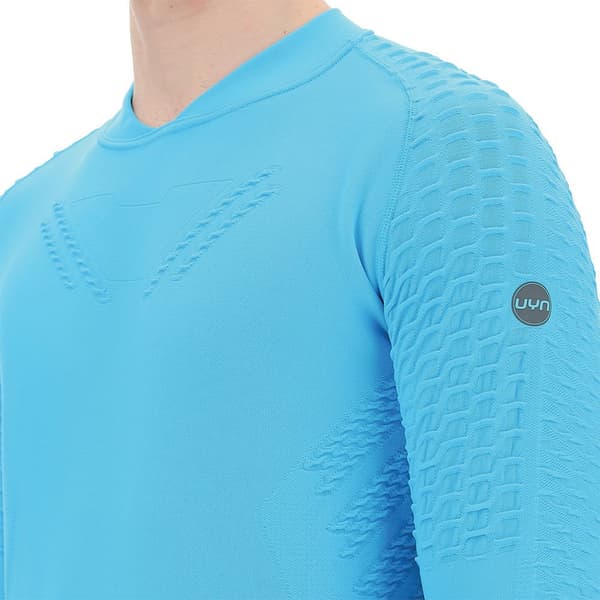 Uyn Langærmet T-shirt Run Fit Blå M Mand