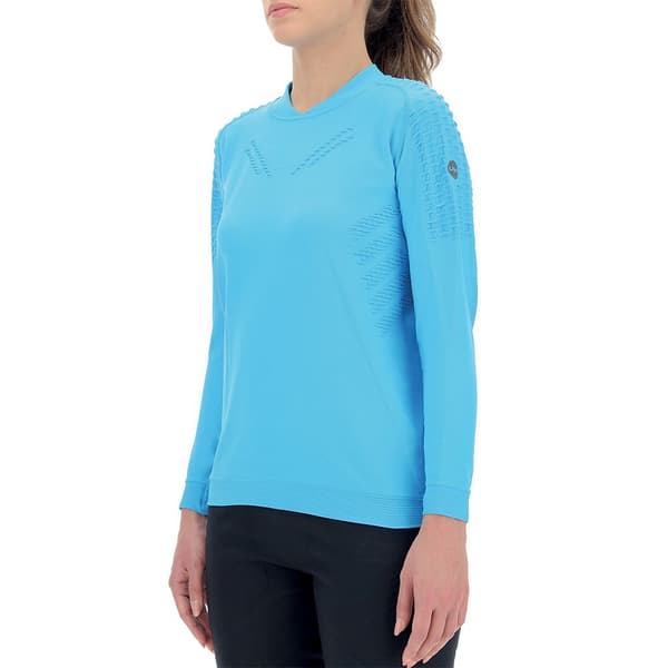 Uyn Långärmad T-shirt Run Fit Blå L Kvinna