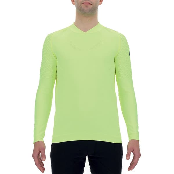 Uyn Langærmet T-shirt Run Fit Gul XL Mand