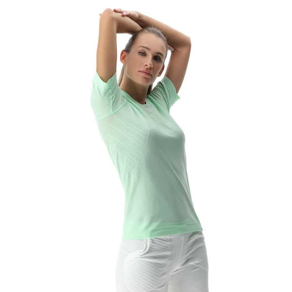 Uyn Kortärmad T-shirt Run Fit Grönt XL Kvinna