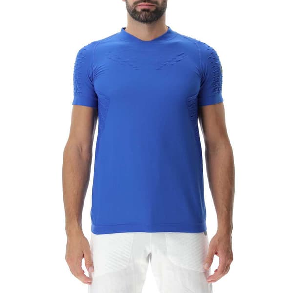 Uyn Kortärmad T-shirt Run Fit Blå XL Man
