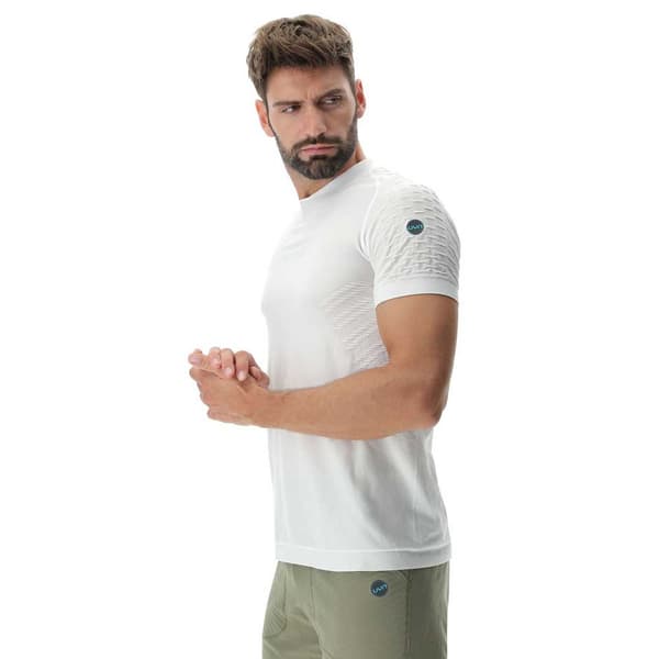 Uyn Kortærmet T-shirt Run Fit Hvid M Mand