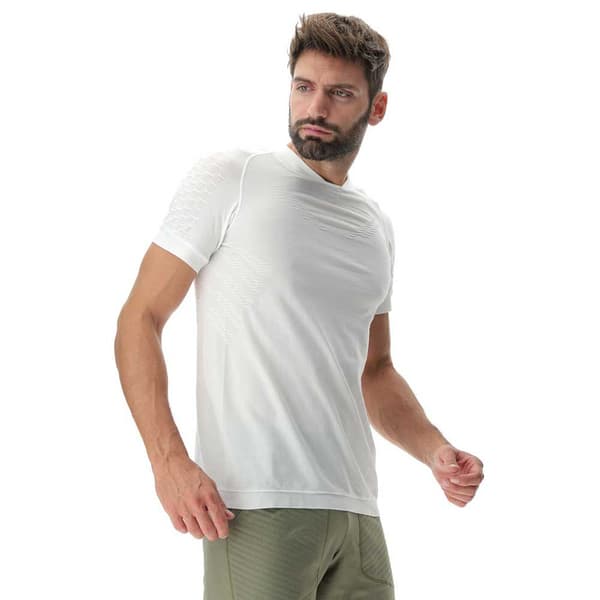 Uyn Kortærmet T-shirt Run Fit Hvid 2XL Mand