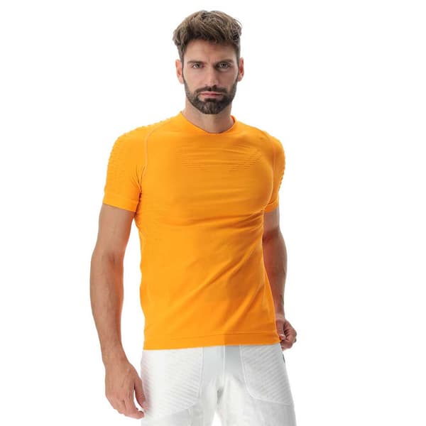 Uyn Kortärmad T-shirt Run Fit Orange XL Man