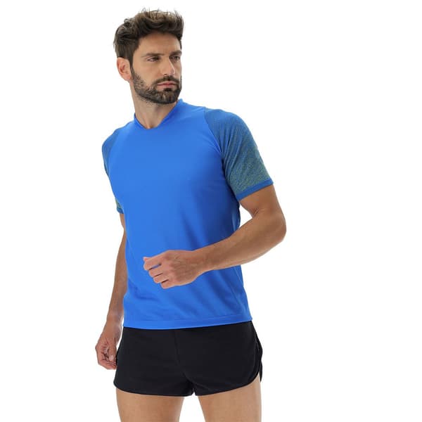 Uyn Kortärmad T-shirt Running Exceleration Aernet Blå 2XL Man