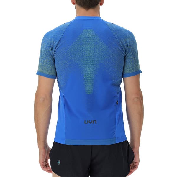 Uyn Kortärmad T-shirt Running Exceleration Aernet Blå 2XL Man