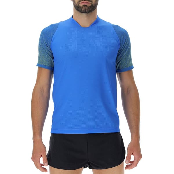 Uyn Kortärmad T-shirt Running Exceleration Aernet Blå 2XL Man