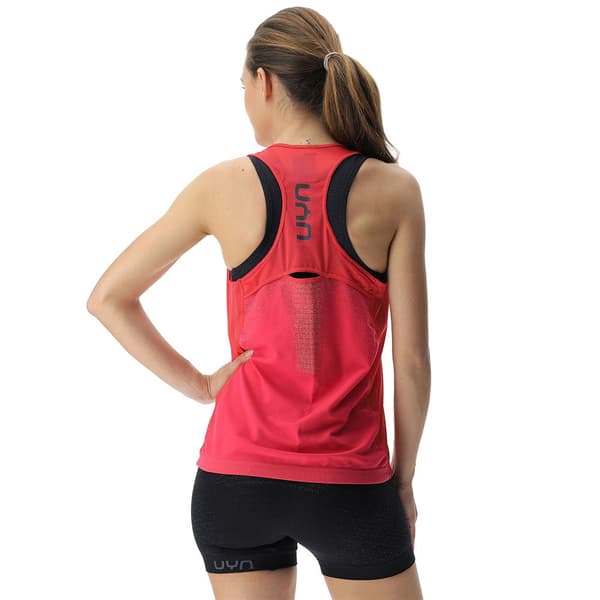 Uyn Ärmlös T-shirt Running Exceleration Aernet Orange M Kvinna
