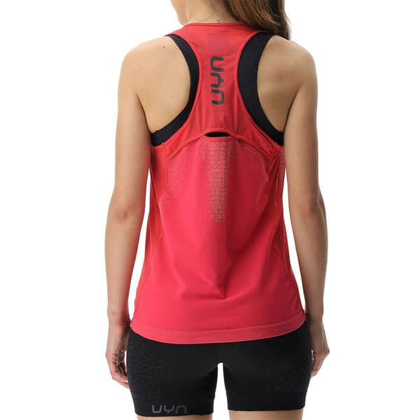 Uyn Ärmlös T-shirt Running Exceleration Aernet Orange M Kvinna