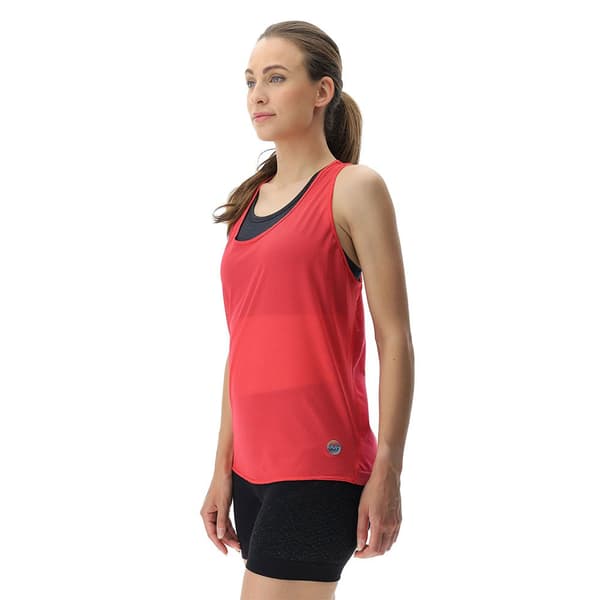 Uyn Ärmlös T-shirt Running Exceleration Aernet Orange XL Kvinna