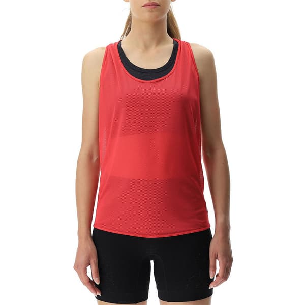 Uyn Ärmlös T-shirt Running Exceleration Aernet Orange XL Kvinna