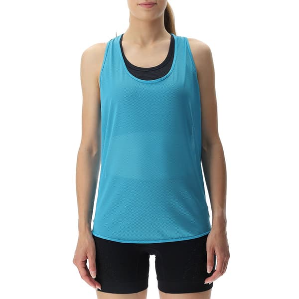 Uyn Ærmeløs T-shirt Running Exceleration Aernet Blå S Kvinde