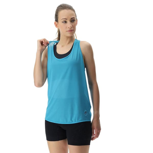 Uyn Ärmlös T-shirt Running Exceleration Aernet Blå XL Kvinna