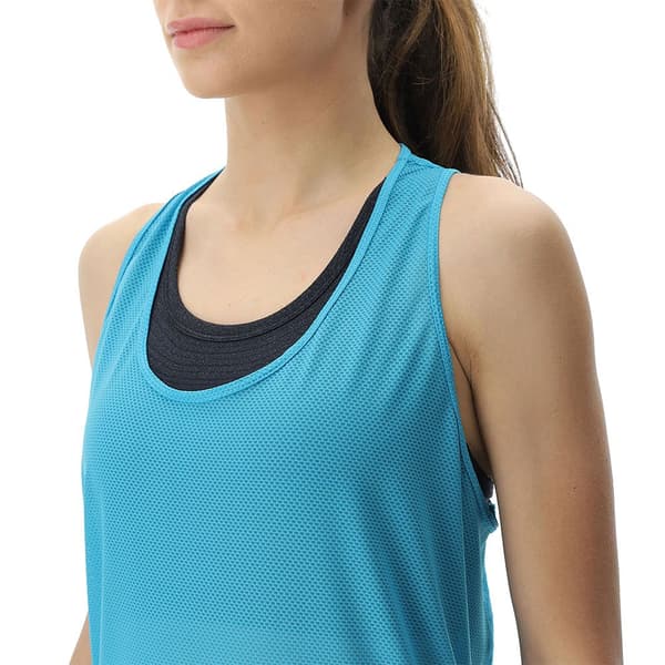 Uyn Ärmlös T-shirt Running Exceleration Aernet Blå XL Kvinna
