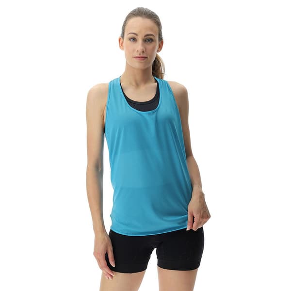 Uyn Ärmlös T-shirt Running Exceleration Aernet Blå XL Kvinna