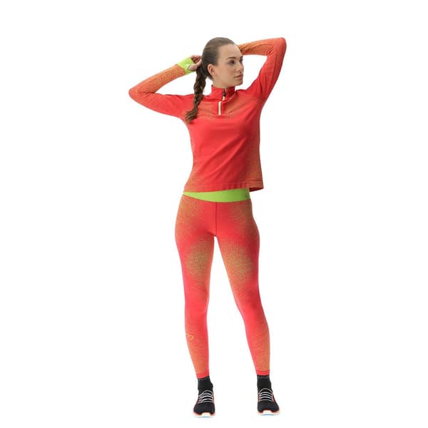 Uyn Långärmad T-shirt Running Exceleration Orange,Rosa S Kvinna
