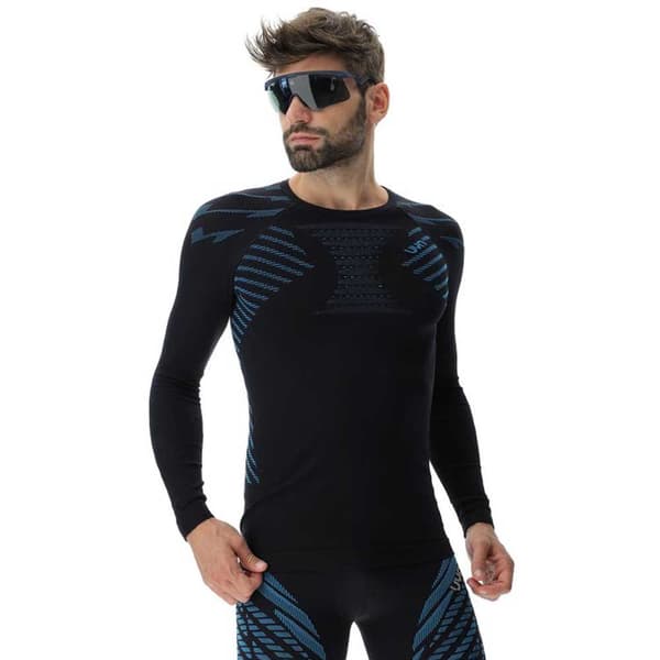 Uyn Langærmet T-shirt Running Ultra1 Sort L Mand