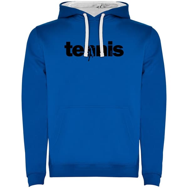 Kruskis Hættetrøje Word Tennis Two-colour Blå 3XL Mand