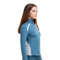 Miniatyrbillede 3 af 7: Drop Shot Halv Lynlå Sweatshirt Frida Blå XS Kvinde