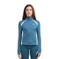 Miniatyrbillede 1 af 7: Drop Shot Halv Lynlå Sweatshirt Frida Blå XS Kvinde