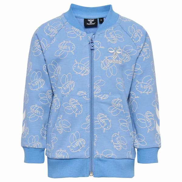 Hummel Sweatshirt Med Fuld Lynlås Gladsome Blå 6-9 Months Dreng