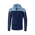 Miniatyrbillede 1 af 2: Erima Sweatshirt Med Fuld Lynlås Change Blå XL Mand