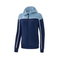 Miniatyrbillede 1 af 2: Erima Sweatshirt Med Fuld Lynlås Change Blå 42 Kvinde