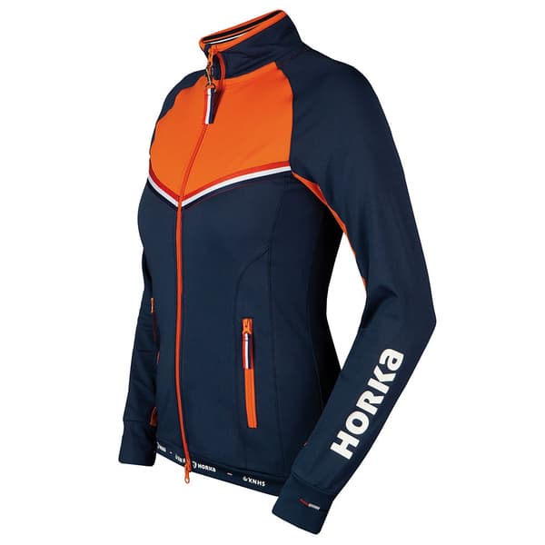 Horka Full Vetoketjullinen Villapaita Knhs Oranssi,Sininen 2XL