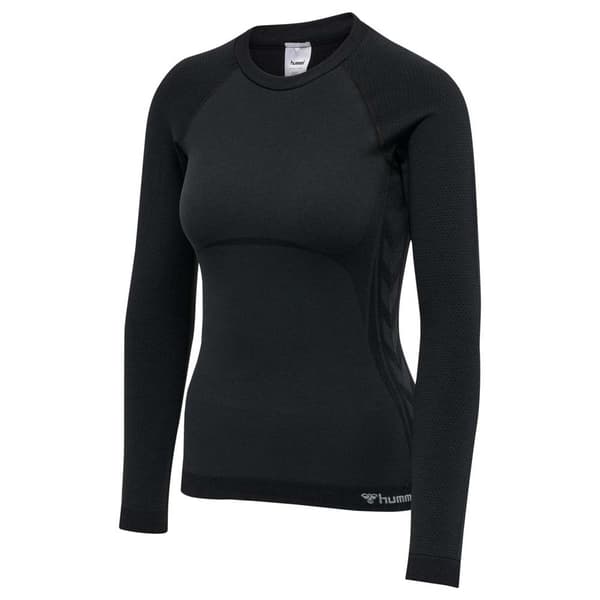 Hummel Langærmet T-shirt Sømløs Clea Sort M Kvinde