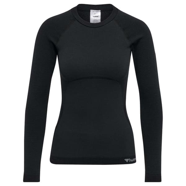 Hummel Langærmet T-shirt Sømløs Clea Sort M Kvinde