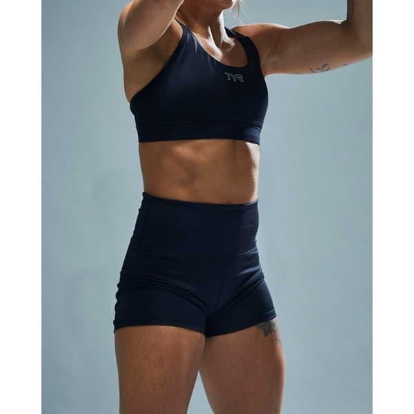Tyr Korta Leggings Hög Midja High-rise 2´´ Svart XL Kvinna
