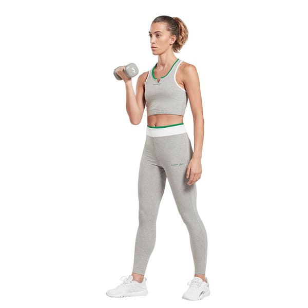 Reebok Strumpbyxor Identity Cotton Grå S Kvinna