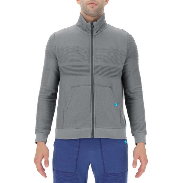 Uyn Langærmet T-shirt Natural Training Full Zip Grå 2XL Mand