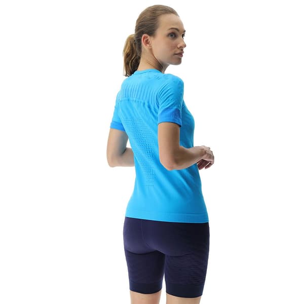 Uyn Kortærmet T-shirt Workhard Blå XS Kvinde