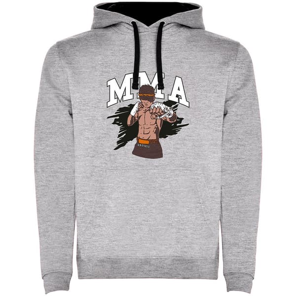 Kruskis Luvtröja Fighter Bicolor Grå 2XL Man
