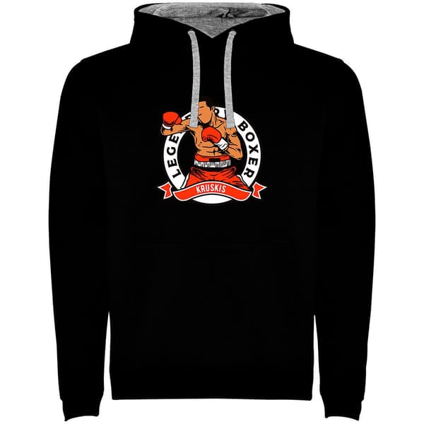 Kruskis Luvtröja Legendary Boxer Bicolor Svart 3XL Man