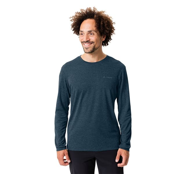 Vaude Långärmad T-shirt Essential Blå XL Man