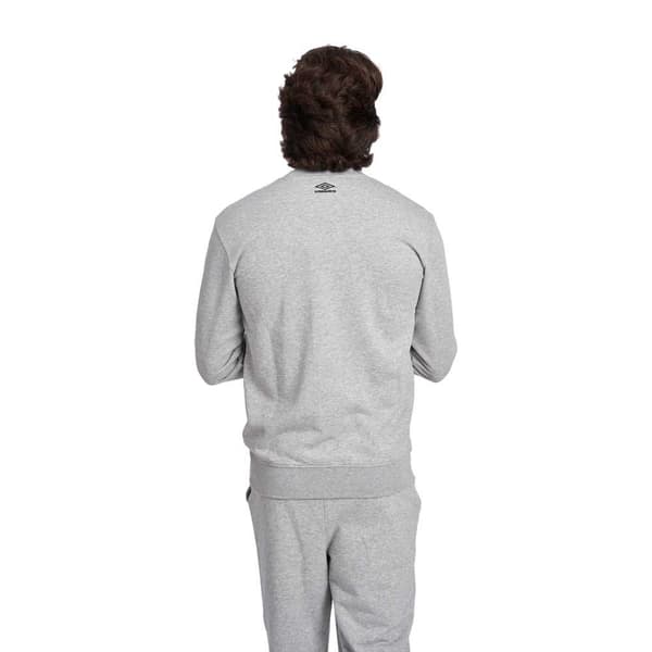 Umbro Sweatshirt Embossed Logo Grå M Mand