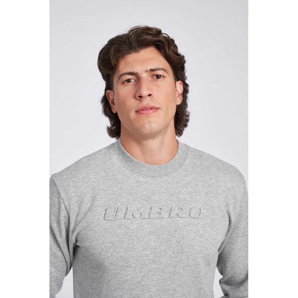 Umbro Huppari Embossed Logo Harmaa L Mies