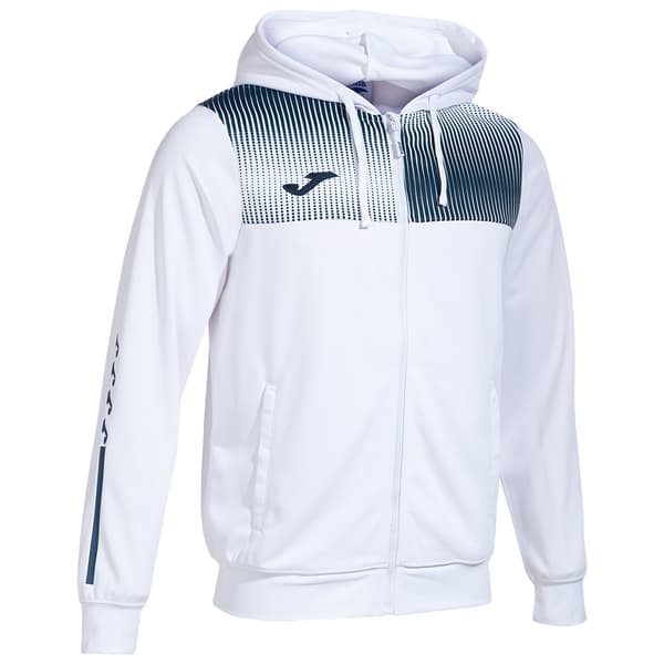 Joma Sweatshirt Med Full Dragkedja Eco Supernova Vit,Blå 5-6 Years Pojke