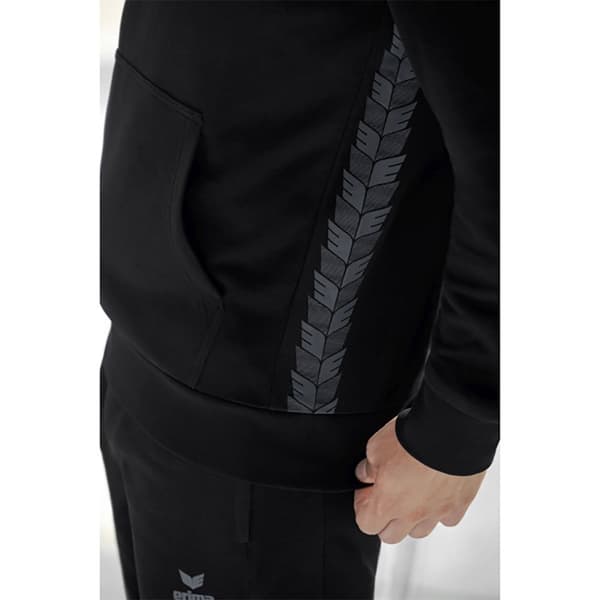 Erima Hættetrøje Essential Team Sort 2XL Mand