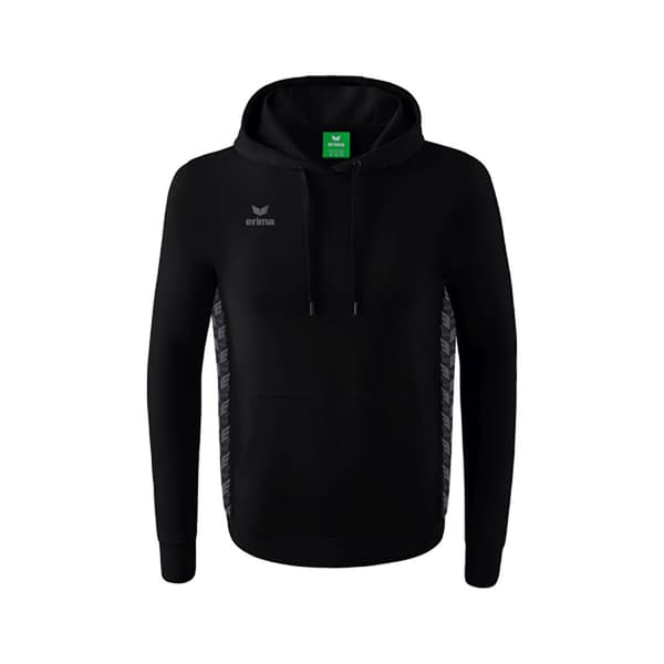 Erima Hættetrøje Essential Team Sort 2XL Mand