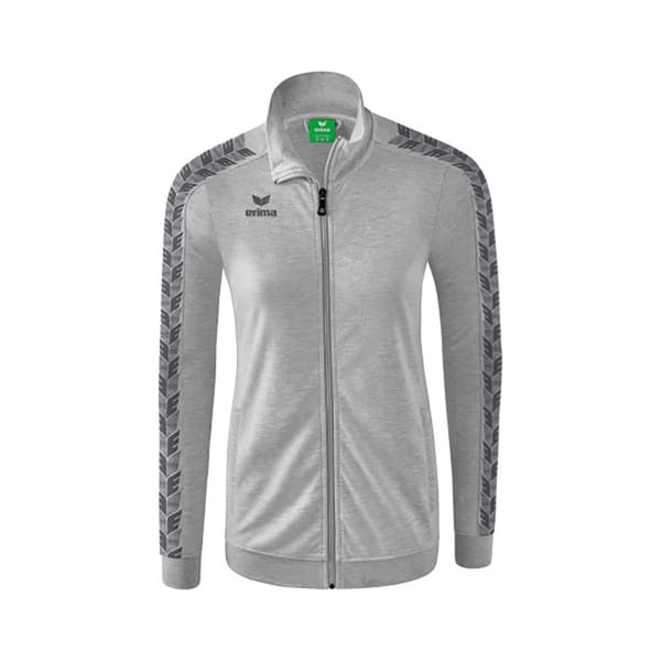 Erima Sweatshirt Med Fuld Lynlås Essential Team Track Top Grå 44 Kvinde