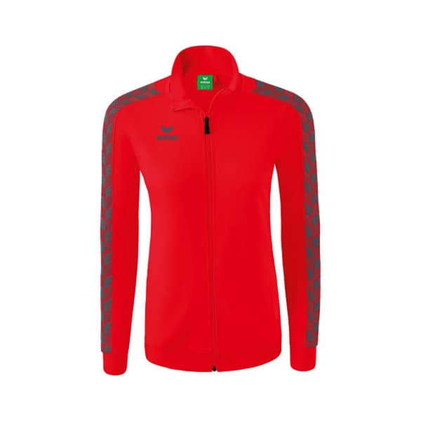 Erima Sweatshirt Med Fuld Lynlås Essential Team Track Top Rød 36 Kvinde
