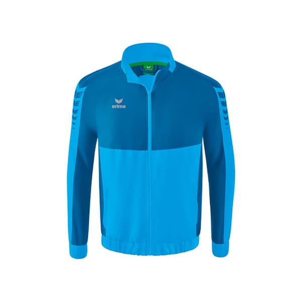 Erima Sweatshirt Med Fuld Lynlås Six Wings Presentation Blå M Mand