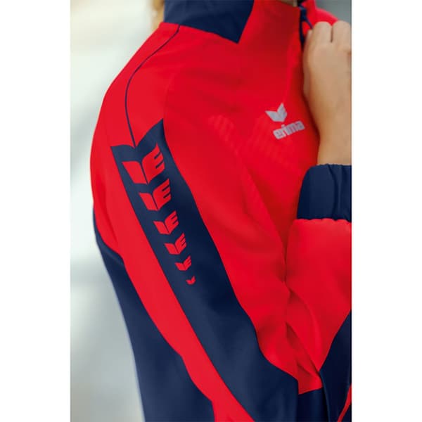 Erima Sweatshirt Med Fuld Lynlås Six Wings Presentation Rød 36 Kvinde